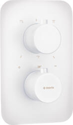 Deante Box kád és zuhany csaptelep süllyesztett z termosztáttal fehér BXY_AEBT (BXYAEBT)