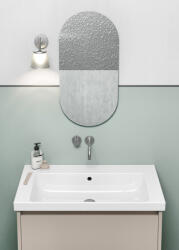 SAPHO GSI Norm kerámiamosdó 80x50 cm furat nélkül túlfolyóval, ExtraGlaze fehér 8634011 (8634011)