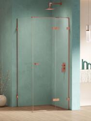 NEW TRENDY Eventa Copper Shine zuhanykabin 120x90 cm négyszögletes réz fényes/átlátszó üveg EXK-6411 (EXK6411)
