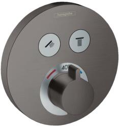 Hansgrohe ShowerSelect S zuhanycsaptelep süllyesztett z termosztáttal fekete 15743340