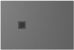 POLYSAN Treneca téglalap alakú zuhanytálca 130x80 cm szürke 84303.31 (8430331)