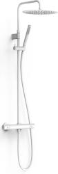 TRES Over-Wall zuhany készlet fal termosztáttal trópusi zuhany opcióval fehér 19039302BM (19039302BM)