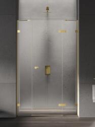 NEW TRENDY Eventa Gold Shine zuhanyajtók 150 cm dönthető arany fényes/átlátszó üveg EXK-4686 (EXK4686)