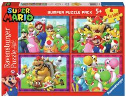 Ravensburger 05689 - Super Mario - 4 x 100 db-os puzzle
