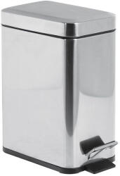 SAPHO /Aqualine SIMPLE LINE szögletes szemeteskuka 5 l, 140x290x300mm, fényes inox GAQ006 (GAQ005)