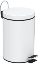 SAPHO /Aqualine SIMPLE LINE szemeteskuka D168x240mm 3l, fehér (28103) (28103)