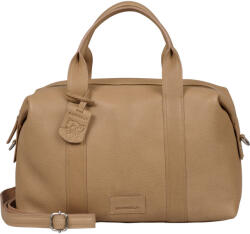 Burkely Soft Skylar drapp bőr női kézitáska, válltáska 34 x 19 cm (1000335-85-21)