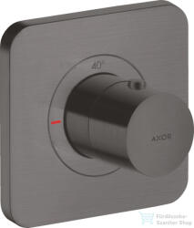 Hansgrohe AXOR CITTERIO falsík alatti termosztátos modul 12 x 12, szálcsiszolt fekete króm 36702340 (36702340)