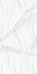KAI Faianta tip marmura Delphi Waves White 4930, 25x50 cm, alb, finisaj lucios (3800745485714)