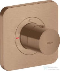 Hansgrohe AXOR CITTERIO falsík alatti termosztátos modul 12 x12, szálcsiszolt vörös arany hatású 36702310 (36702310)