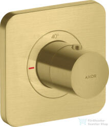 Hansgrohe AXOR CITTERIO falsík alatti termosztátos modul 12 x12, szálcsiszolt sárgaréz hatású 36702950 (36702950)