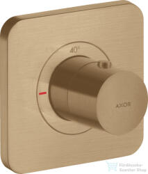 Hansgrohe AXOR CITTERIO falsík alatti termosztátos modul 12 x 12, szálcsiszolt bronz 36702140 (36702140)