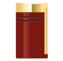 S.T. Dupont MaxiJet öngyújtó szúrólánggal - burgundi és arany (020174)