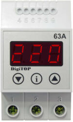 DigiTOP Releu de protectie tensiune 63A DigiTop VP-63A (380162)