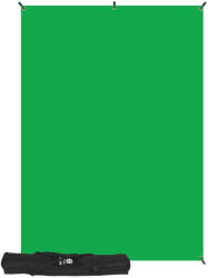  Westcott X-Drop Szövet Háttér Készlet - Fotó-Stúdió Háttér - 150cm x 210cm (Chroma-key zöld) (579K)