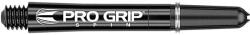 TARGET Dart Szár Target Pro Grip Spin Műanyag Forgó, Fekete, Rövid, 9db-os Csomag