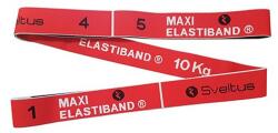 SVELTUS - Maxi Elastiband Red 10 Kg - Erősítő Gumiszalag - 10 Kg Ellenállás - Piros