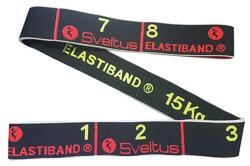 SVELTUS - Elastiband Black 15 Kg - Erősítő Gumiszalag - 15 Kg Ellenállás - Fekete