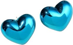 HARAHU AD-33380 Fülbevaló - Heart/Kék KP33380