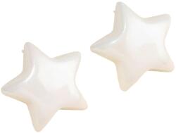 HARAHU AD-33421 Fülbevaló - Star/Fehér KP33421