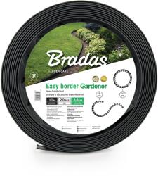 Bradas Easy Border set hajlékony ágyásszegély 10 m-es fekete (OBEB5010SET-FEKETE) - locsolotomlobolt