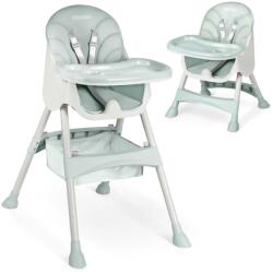 RicoKids Gyermek étkezőszék 3in1 asztallal zöld színben (700001)