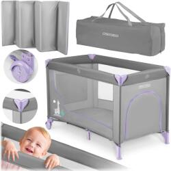 Ricokids Utazási kiságy 125 x 65 x 78 cm RK-240 szürke levendula (724011)