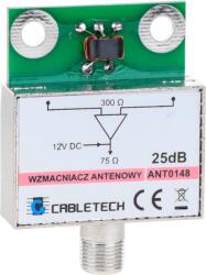 Cabletech Antennaerősítő LNA-169 árnyékolt 25dB HFO (ANT0148)