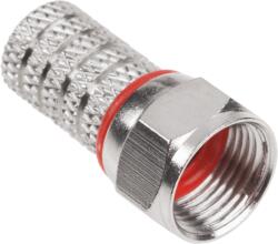 Cabletech F csatlakozó RG59 + 2x gumiszalag HQ (WTY0624)