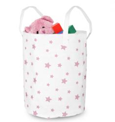 Nukido Játékkosár - fehér csillagokkal (740225) - pabex