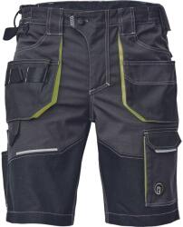 CERVA Pantaloni de lucru scurți bărbați SHELDON - Antracit / galbenă | 48 (03570031A1048)