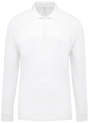 Kariban Hosszú ujjú piqué póló (ka256wh-l)