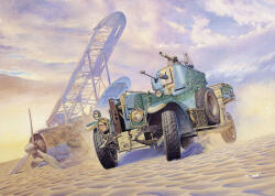 Roden British Armoured Car Pattern 1920 Mk. II (modified with sand tyres) 1: 72 (734)
