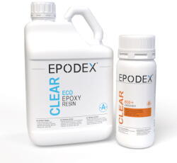 Epodex Rasina epoxidica Epodex transparent de turnare ECO + grosime 0, 1-5 cm Portocaliu semi-transparent 15, 0kg (10kg A + 5kg B)