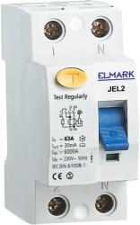 ELMARK Intreruptor automat diferential Elmark JEL2 RCD TIP AC AC 2P 63A 100mA Sigma 40262S, (40262S)