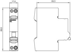 Siemens Siguranta automata 6KA 1P+N CURBA B 6A Siemens (5SL6006-6)