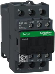 SCHNEIDER TeSys Deca contactor 3P(3 NO) - AC-3 - = 440 V 32 A bobina 60 V DC Schneider LC1D32ND (LC1D32ND)