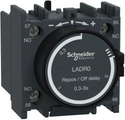 SCHNEIDER TeSys Deca Bloc contacte auxiliare temporizat 1NO + 1NC off delay (Intarziere la oprire) 0.3-3s Frontale terminale cu șurub Schneider LADR0 (LADR0)