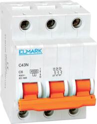 ELMARK Siguranta electrica automata Elmark 4.5kA 32A 3P Curba C 71332, (71332)