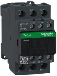 SCHNEIDER TeSys Deca contactor 3P(3 NO) - AC-3 - = 440 V 25 A bobina 24 V DC Schneider LC1D25BL (LC1D25BL)