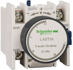 SCHNEIDER TeSys Deca Bloc contacte auxiliare temporizat 1NO + 1NC on delay (Intarziere la pornire) 1-30s Frontale terminale urechi-inele Schneider LADT26 (LADT26)