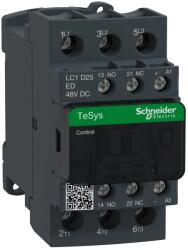SCHNEIDER TeSys Deca contactor 3P(3 NO) - AC-3 - = 440 V 25 A bobina 48 V DC Schneider LC1D25ED (LC1D25ED)