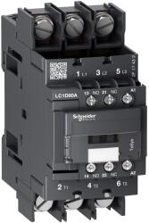 SCHNEIDER TeSys Deca contactor 3P 80A Ac-3 Up To 440V bobina 230V C. A 50/60HzHz Pentru Papuci Schneider LC1D80A6P7 (LC1D80A6P7)
