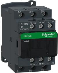 SCHNEIDER TeSys Deca contactor 3P(3 NO) - AC-3 - = 440 V 12 A bobina 440 V DC Schneider LC1D12RD (LC1D12RD)
