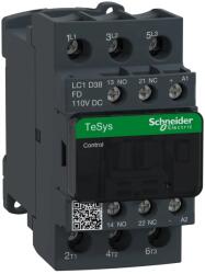 SCHNEIDER TeSys Deca contactor 3P(3 NO) - AC-3 - = 440 V 38 A bobina 110 V DC Schneider LC1D38FD (LC1D38FD)