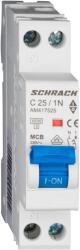 Schrack Intrerupator, Automat, AMPARO, Bipolar, 1P+N, Schrack, Curba, C, 25A, 4.5kA, Schrack, AM417525-- (AM417525)