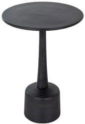 Richmond Interiors Richmond Willy Alumínium Kisasztal Fekete Bordázott (KHM-825123)