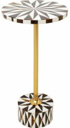 KARE Design KARE Domero Star Geometrikus Kisasztal Réz-Fehér (KHM-86568)