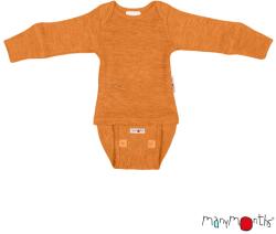 ManyMonths Body/Bluza (2 in 1) ManyMonths lână merinos - Tangerine Marmelade