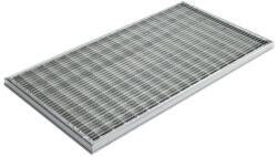 ACO Ștergător de picioare încastrabil ACO Self Vario, cu ramă din aluminiu și grătar rețea ochiuri 30/10, 750x500x30mm Pres